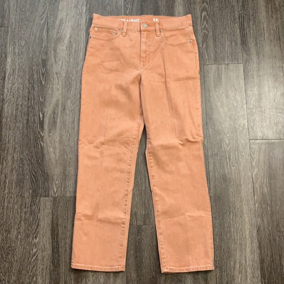 J.Crew High-Rise '90s Classic Straight Jean in Rosebud Wash - Picture 5 of 12